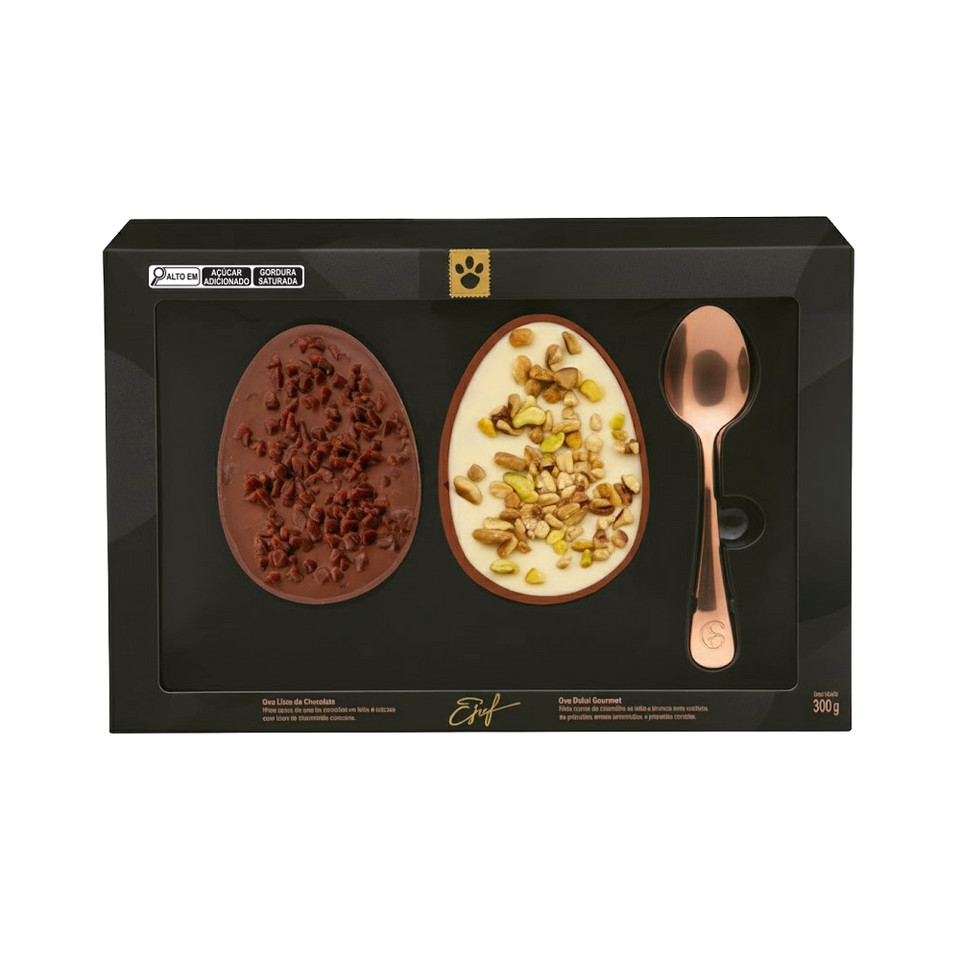 Ovo de Páscoa de Colher Duo Do Chef 300g
