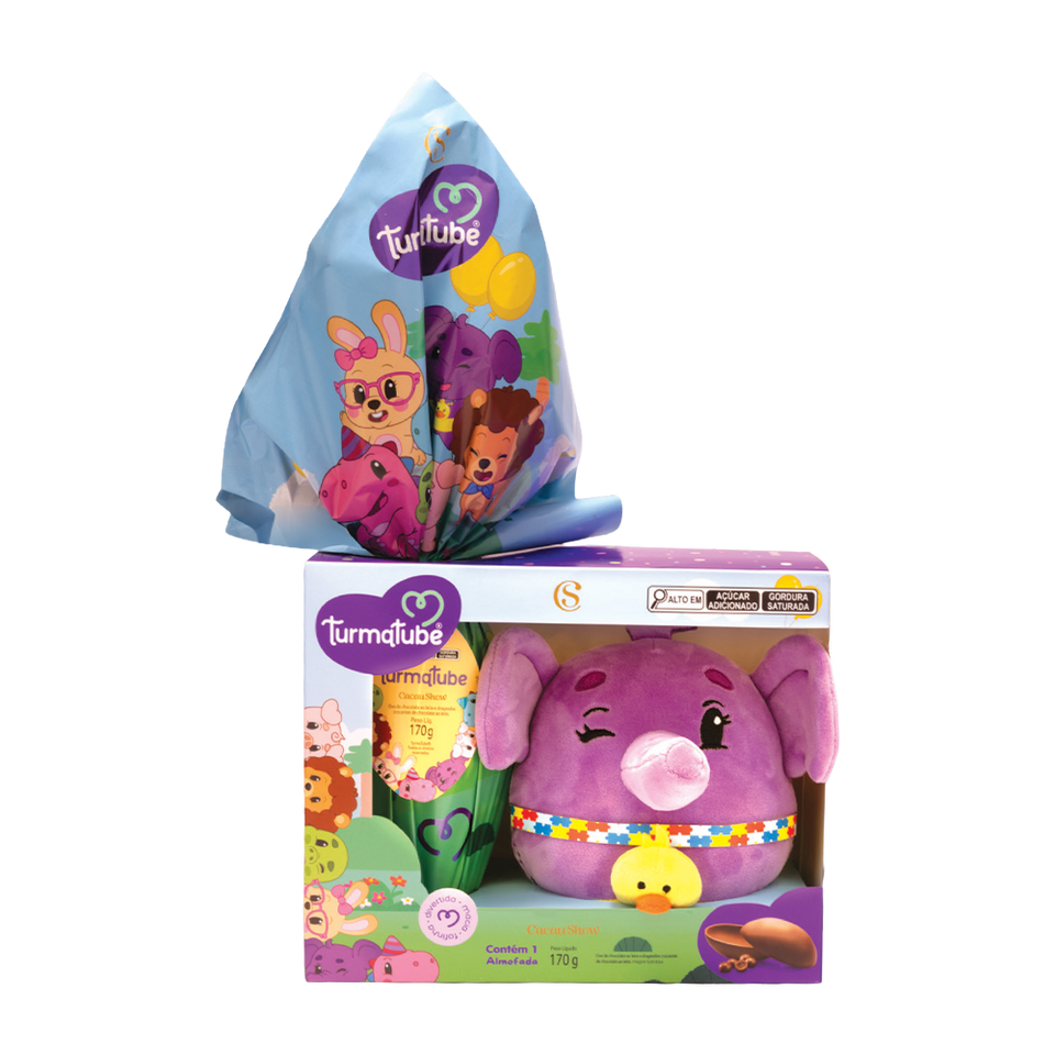 Ovo de Páscoa ao Leite Almofada TurmaTube 170g