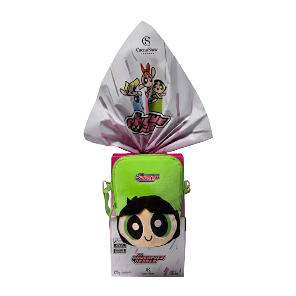 Ovo de Páscoa ao Leite Meninas Superpoderosas Bolsa Docinho 170g