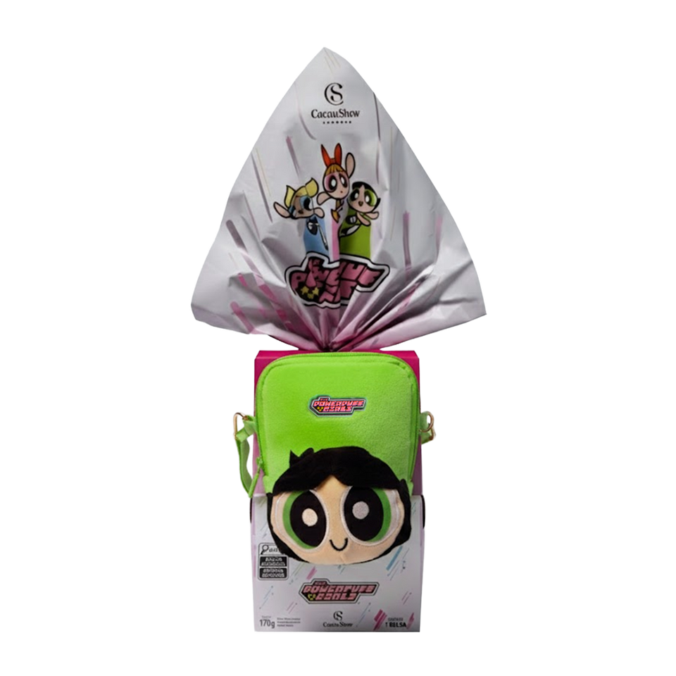 Ovo de Páscoa ao Leite Meninas Superpoderosas Bolsa Docinho 170g