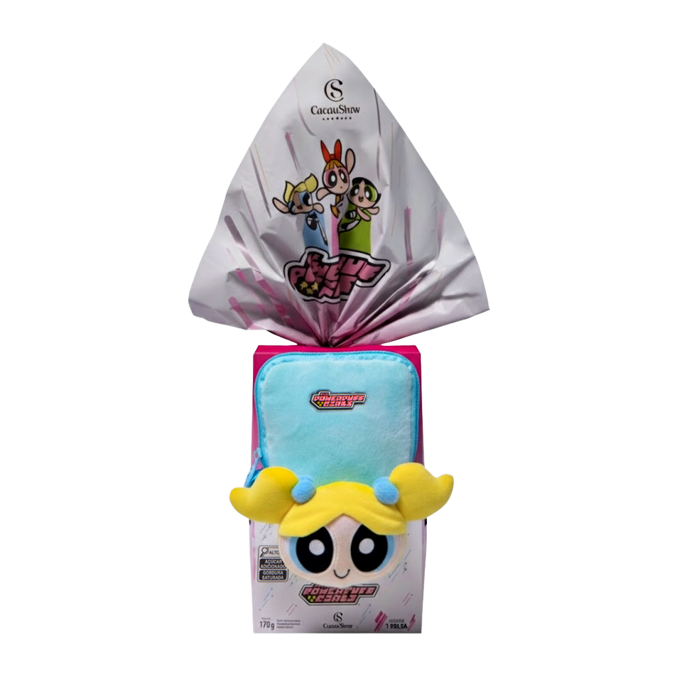 Ovo de Páscoa ao Leite Meninas Superpoderosas Bolsa Lindinha 170g