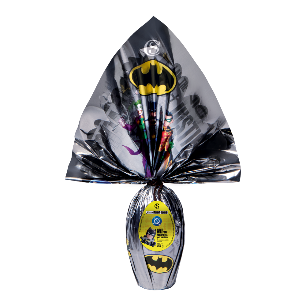 Ovo de Páscoa ao Leite Gogos Batman 80g