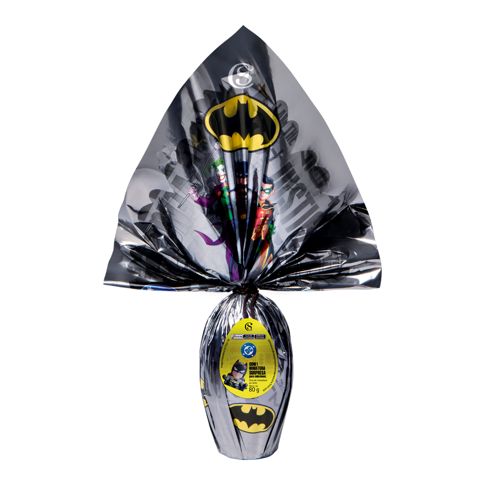 Ovo de Páscoa ao Leite Gogos Batman 80g