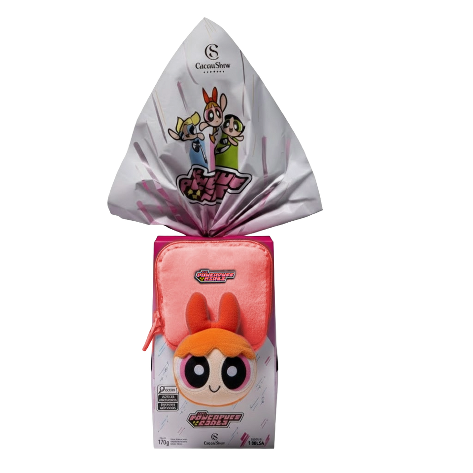 Ovo de Páscoa ao Leite Meninas Superpoderosas Bolsa Florzinha 170g