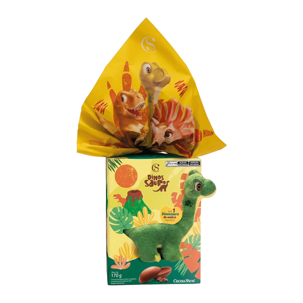 Ovo de Páscoa Pelúcia de Ombro Dylan com Imã 170g