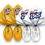 Kit 4 Ovos de Páscoa Lacta – Ouro Branco e Bis Branco