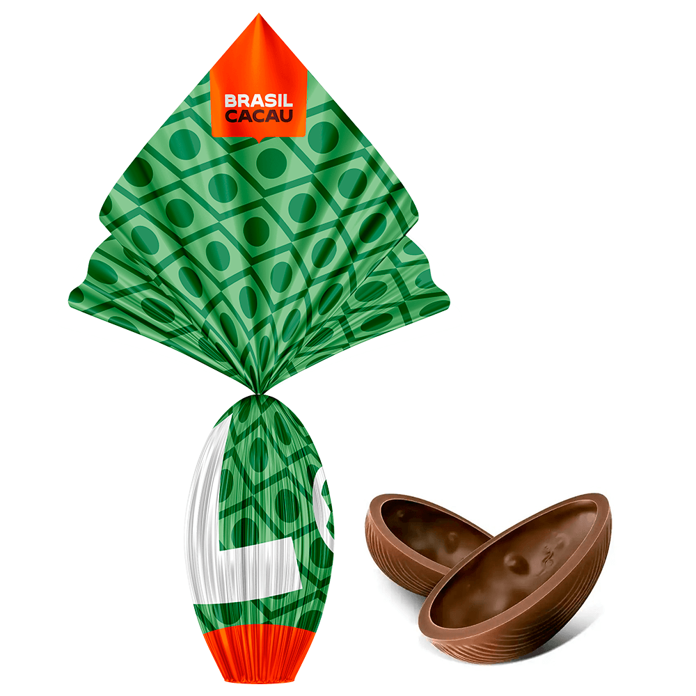 Ovo de Páscoa com Bola de Futebol Brasil 120g