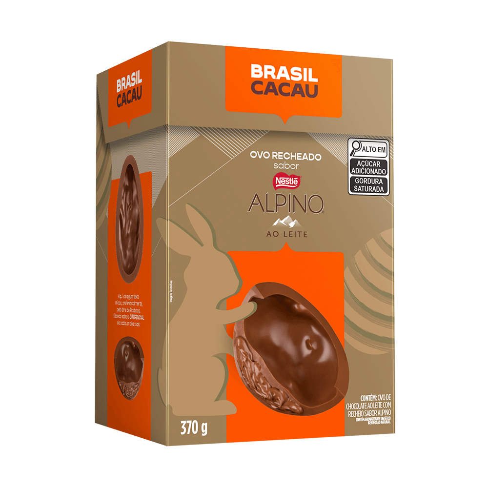 Ovo de Páscoa Recheado Nestlé Alpino 370g