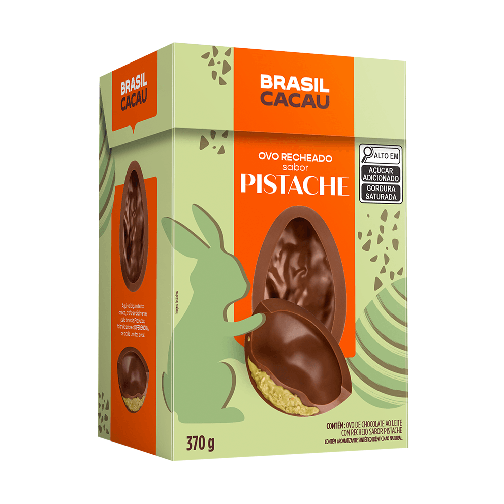 Ovo de Páscoa Recheado Pistache 370g