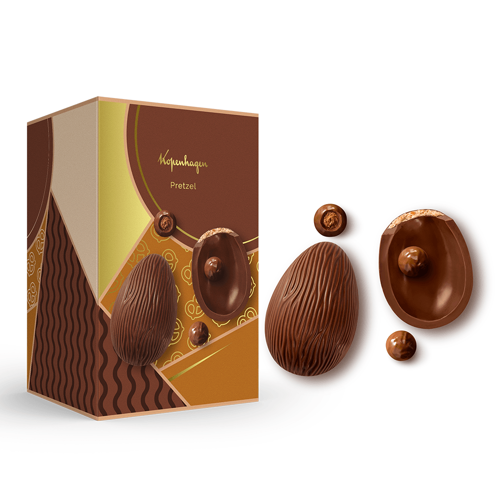 Ovo de Páscoa Recheado Pretzel 316G