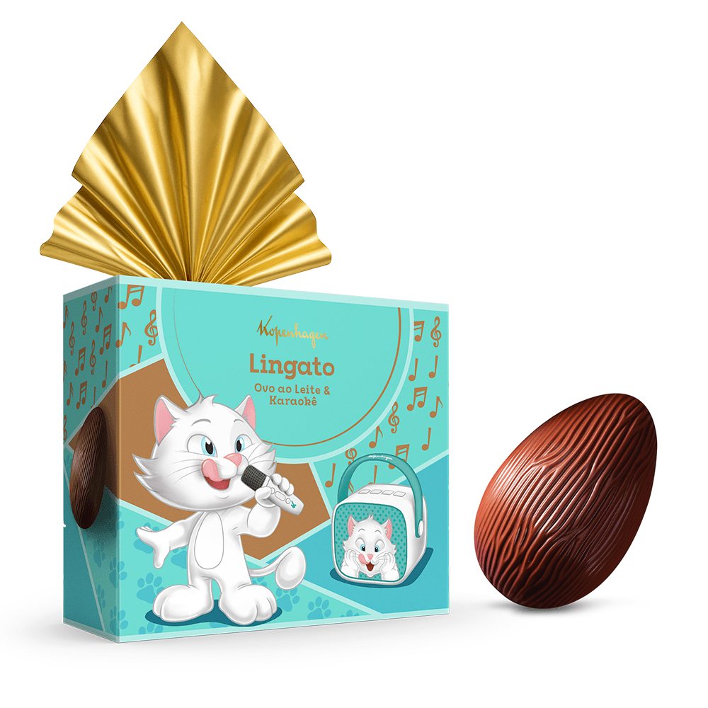 Ovo de Páscoa Lingato com Karaokê 120G