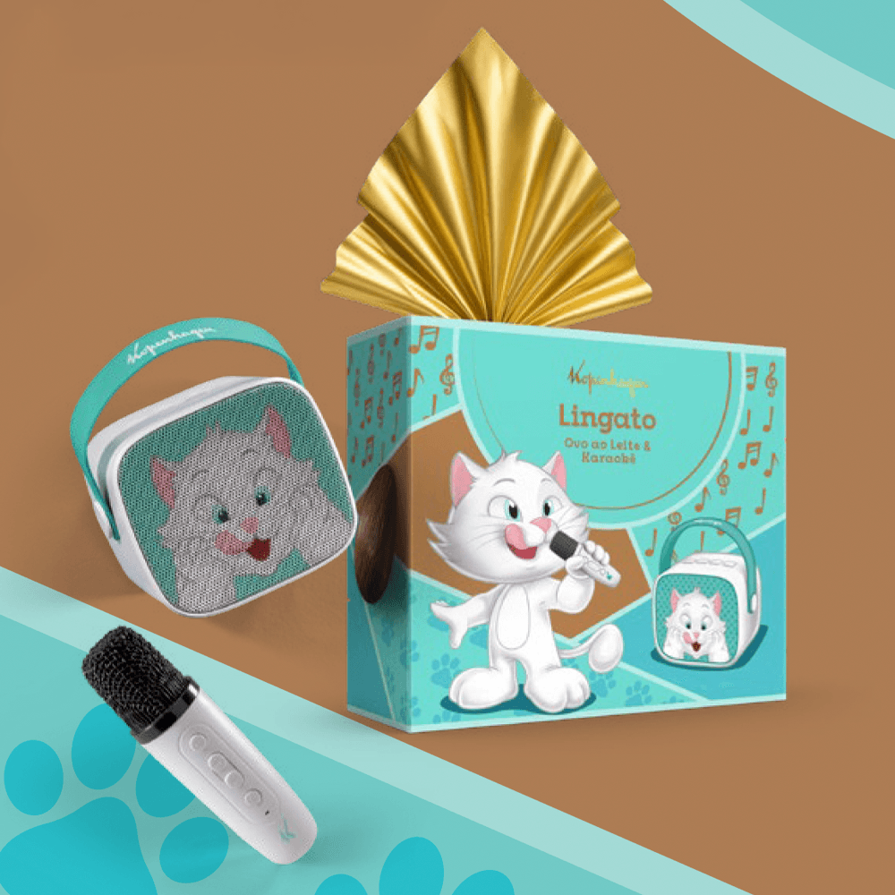 Ovo de Páscoa Lingato com Karaokê 120G