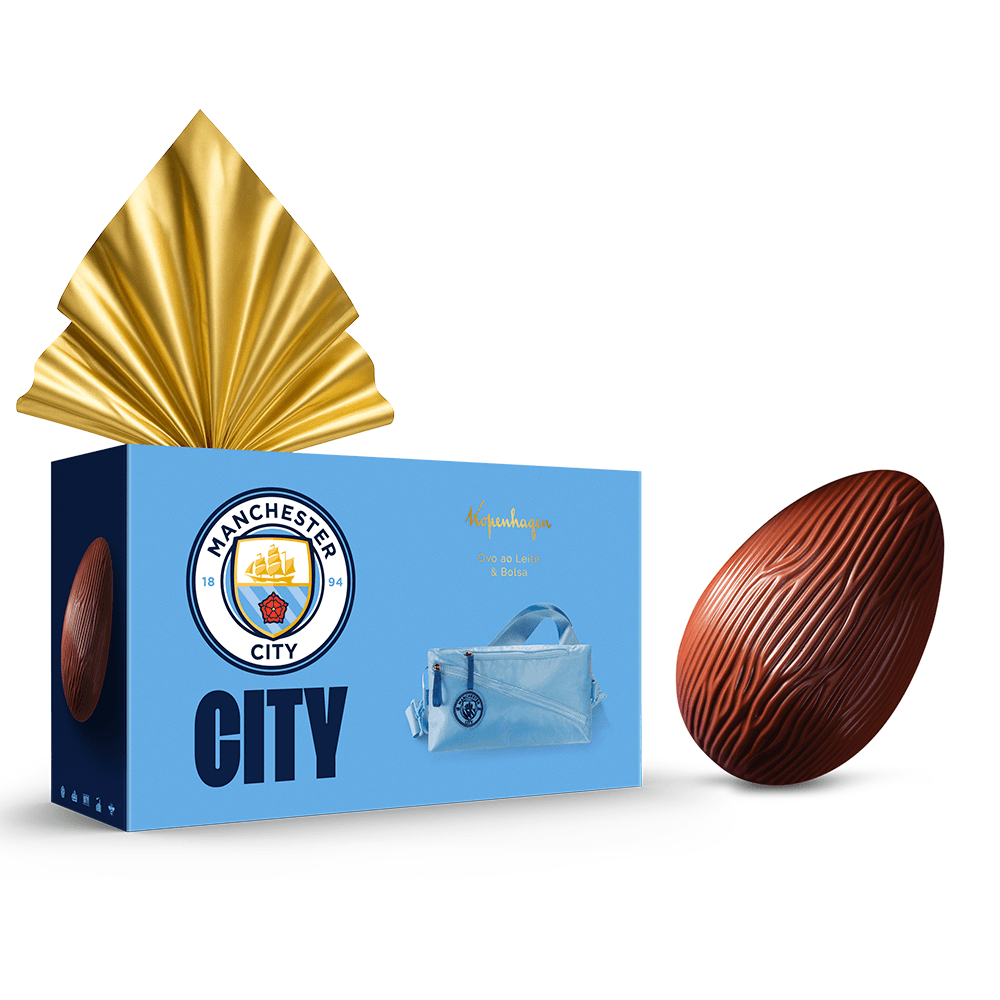 Ovo de Páscoa com Bag Manchester City 120G
