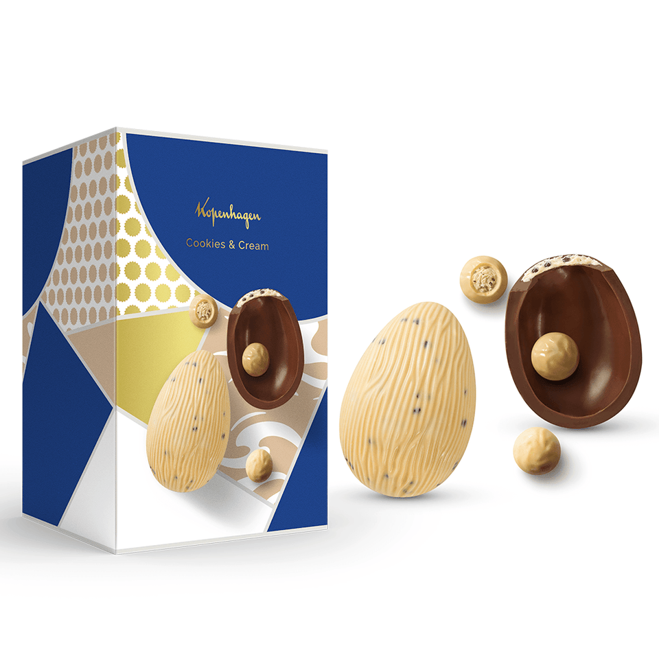 Ovo de Páscoa Recheado Meio a Meio Cookies & Cream 316G