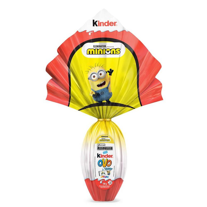 Ovo de Páscoa Kinder Minions 100g