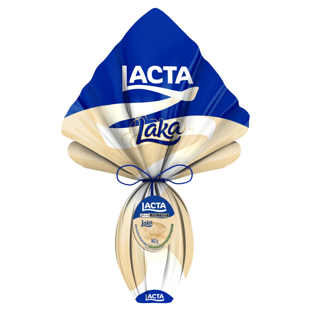 Ovo de Páscoa Lacta Laka Branco 162g