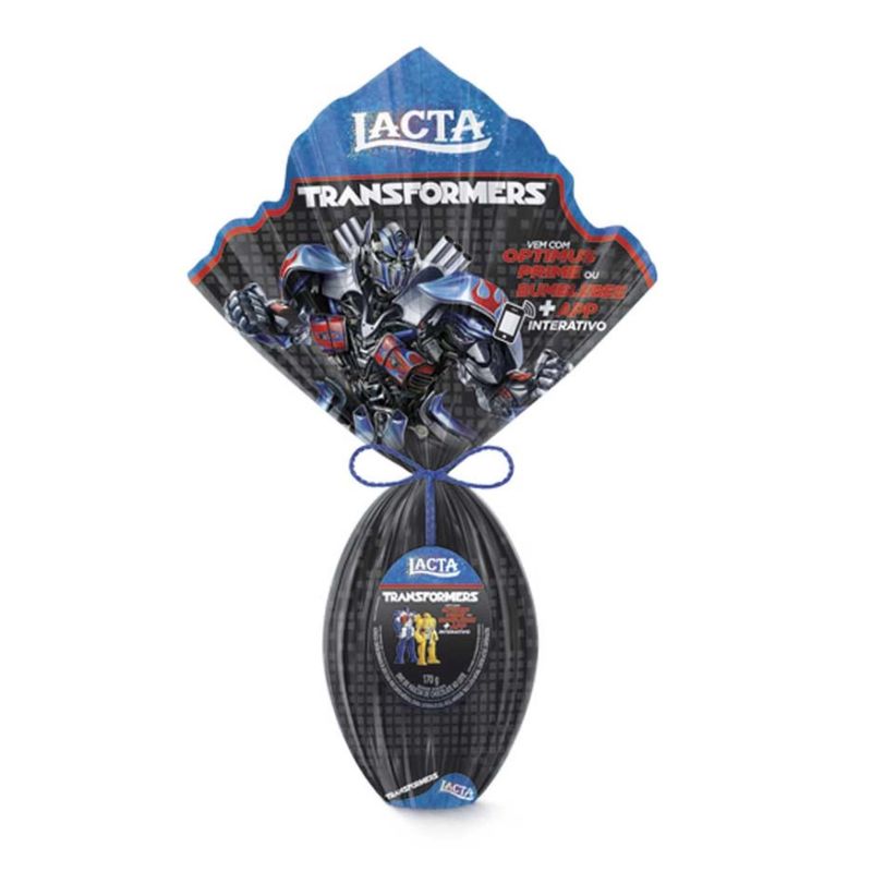 Ovo de Páscoa Lacta Transformers 170g