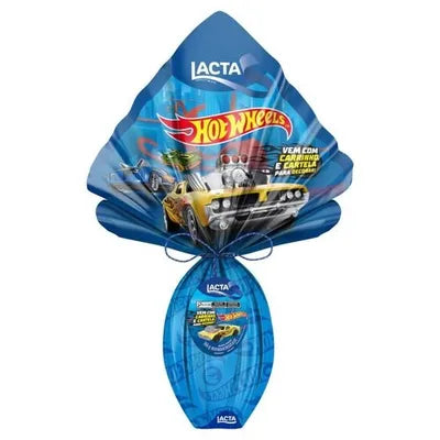 Ovo de Páscoa Lacta Hotwheels 166g