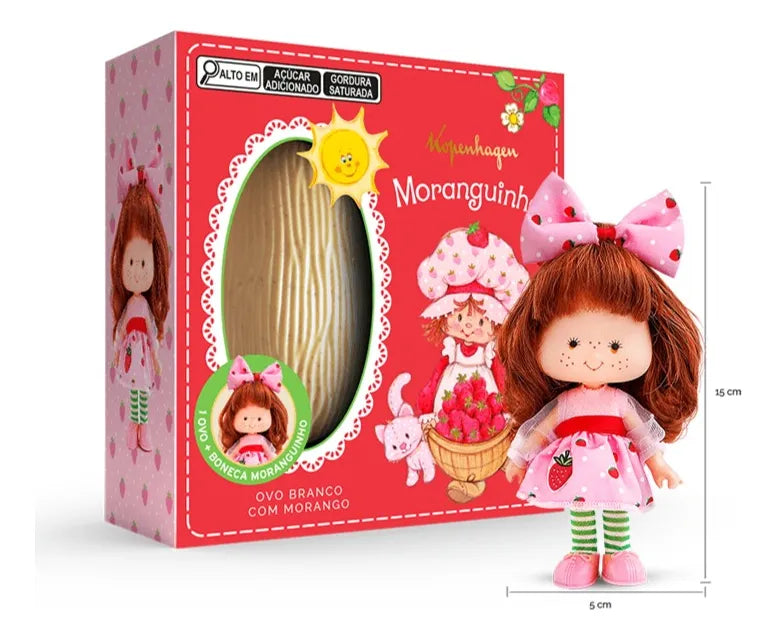 Ovo De Páscoa Branco Moranguinho 120g