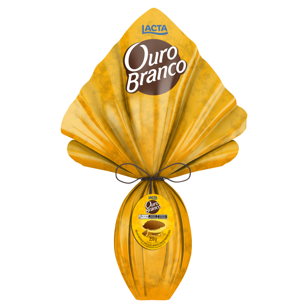Ovo de Páscoa Lacta Ouro Branco 359g